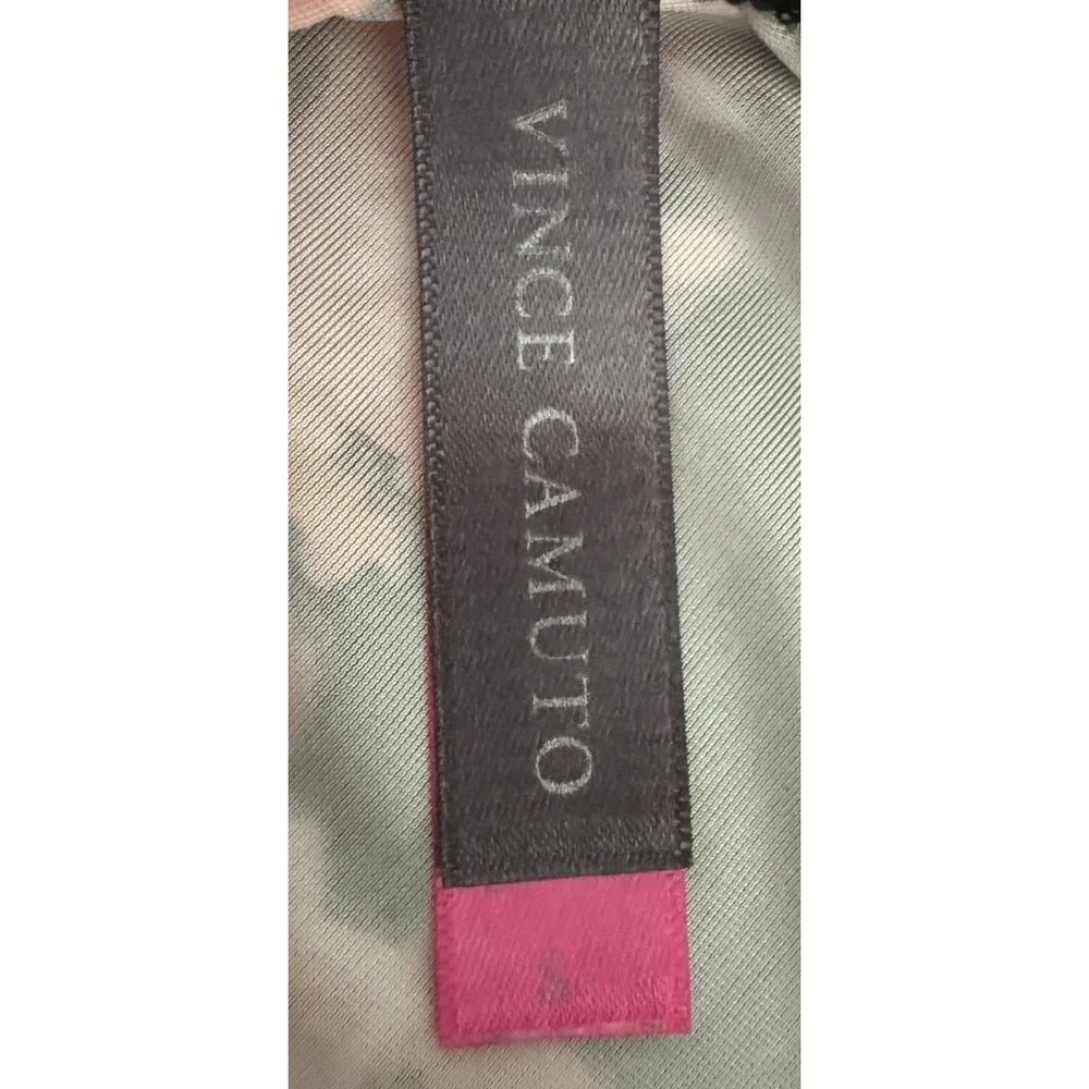 Vince Camuto Floral Lace Trim Camisole Babydoll Top  Adjust Straps Womens Size S - Picture 4 of 6